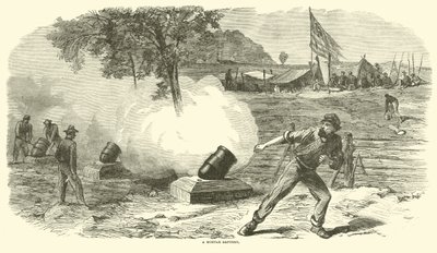 Minometná baterie, červen 1864 od American School