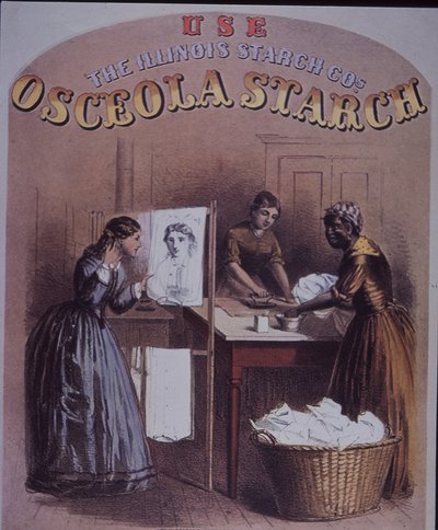 Reklama na Osceola Starch od American School