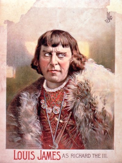Reklama pro Louise Jamese jako Richarda III od American School