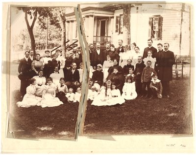 Album rodiny Archerů (sépiová fotografie) od American School