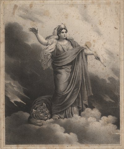 Alegorická figura (litho) od American School