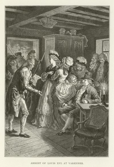 Zatčení Ludvíka XVI. ve Varennes od American School