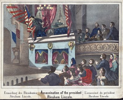 Atentát na prezidenta Abrahama Lincolna, hospoda. 1865 od American School
