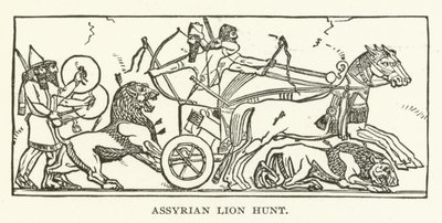 Lov asyrských lvů od American School