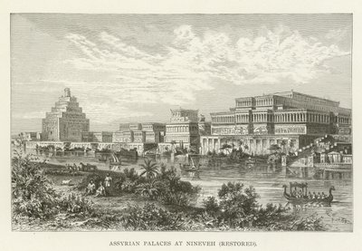 Asyrské paláce v Ninive, obnoveny od American School