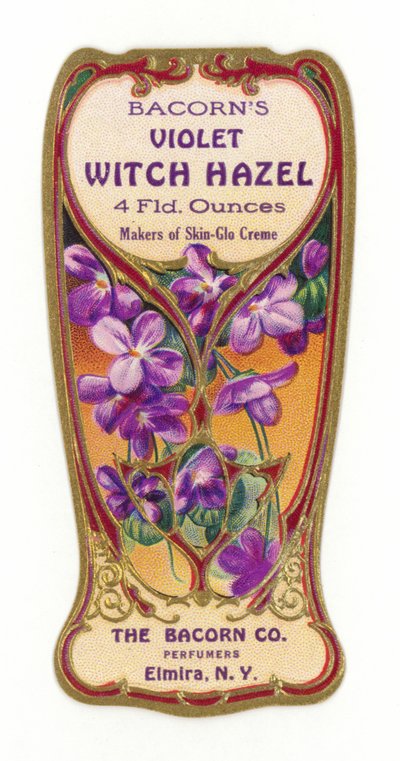 Bacorns Violet Witch Hazel Label od American School