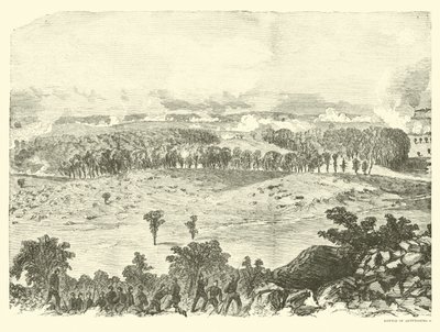 Bitva u Gettysburgu, Summit of Little Round Top, 2. července, července 1863 od American School