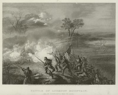 Bitva u Lookout Mountain, 1863 od American School