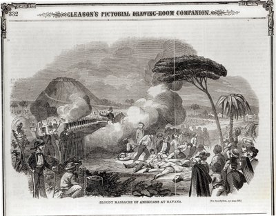 Krvavý masakr Američanů v Havaně, září 1851, z 