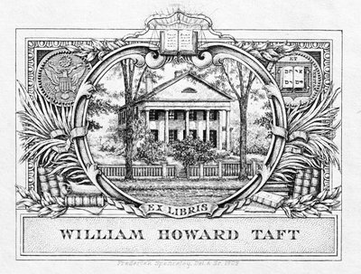 Knihovna prezidenta Williama H. Tafta (1857-1930) 1909 (tisk) od American School