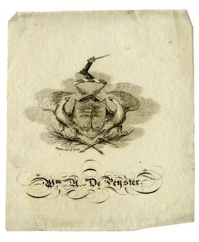 Knihovna Williama Axtella De Peystera (1793-1856), kolem 1840 od American School