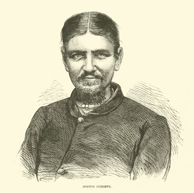 Boston Corbett, duben 1865 od American School
