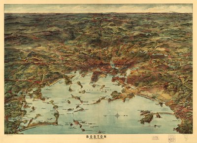 Boston a okolí, kolem roku 1905 od American School