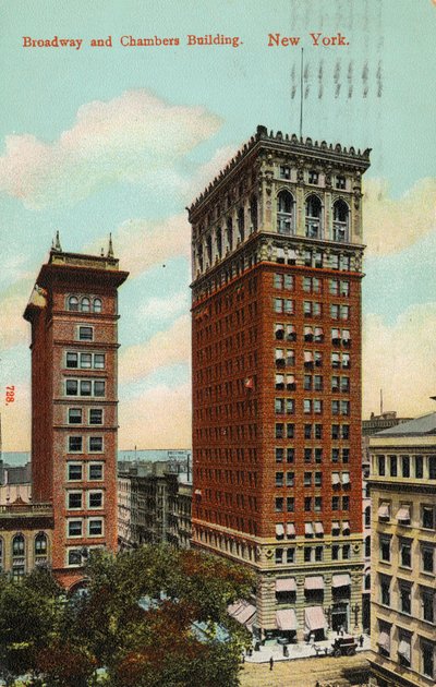 Broadway and Chambers Building, New York, c.1900-09 od American School