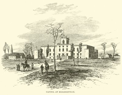 Capitol v Milledgeville, listopad 1864 od American School