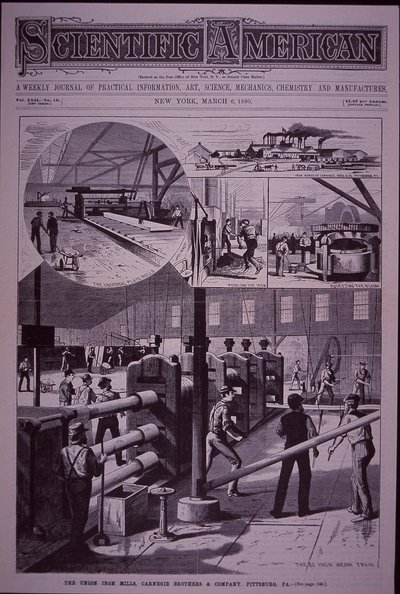 Carnegie Union Iron Mills, Pittsburgh, Pennsylvania od American School
