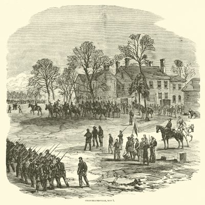 Chancellorsville, 1. května 1863 od American School