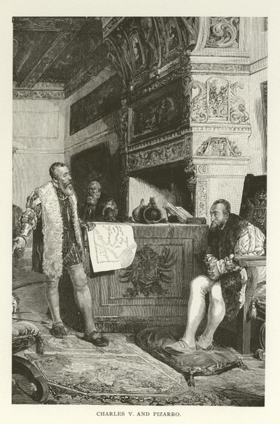 Charles V a Pizarro od American School