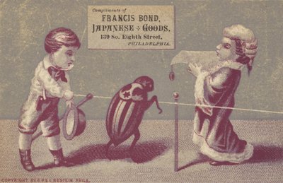 Děti si hrají s obřím broukem od American School