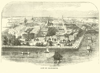 Město Charleston, květen 1862 od American School