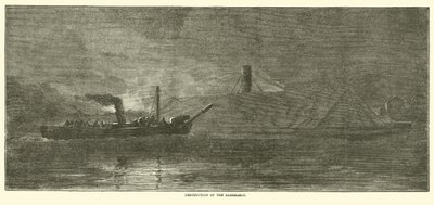 Zničení Albemarle, říjen 1864 od American School