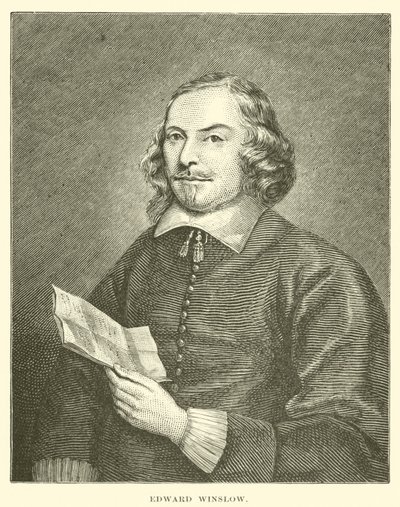 Edward Winslow (rytina) od American School