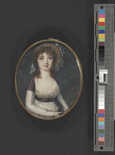 Eliza Poe (akvarel na slonovině) od American School