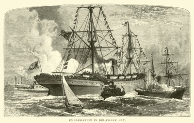Nalodění v Delaware Bay od American School