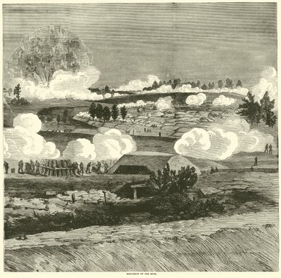 Výbuch dolu, červenec 1864 od American School