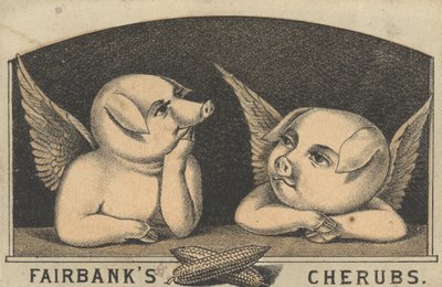 Fairbanks Cherubs, reklama na Fairbank Lard, cca 1880 od American School