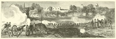 Federal Troops před Jacksonem, Mississippi, červenec 1863 od American School