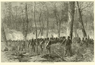 Boj v divočině, květen 1864 od American School