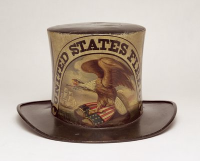 Firemans Parade Hat maloval David Bustill Bowser, kolem roku 1850 (kůže) od American School