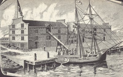 První dodávka pšenice ze skladu v Chicagu, Newberry & Dole od American School