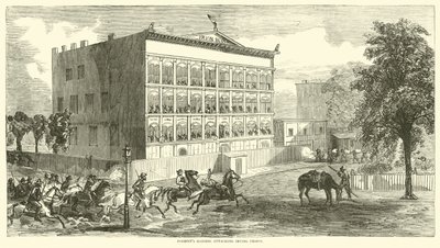 Nájezdníci z Forrests útočí na věznici Irving, srpen 1864 od American School
