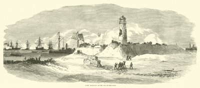 Fort Morgan po jeho kapitulaci, srpen 1864 od American School