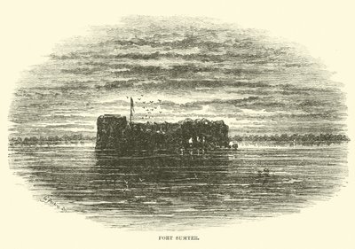 Fort Sumter, květen 1862 od American School