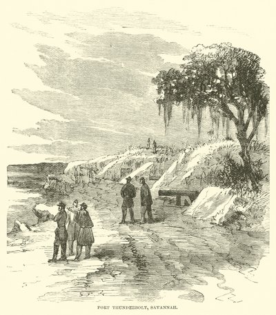 Fort Thunderbolt, Savannah, prosinec 1864 od American School