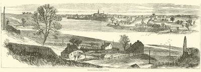 Fredericksburg, z Falmouth, listopad 1862 od American School