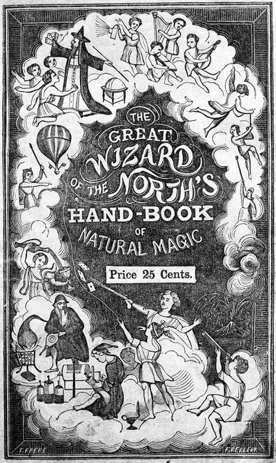 Přední strana obálky The Great Wizard of the Norths Handbook of Natural Magic od Johna H. Andersona od American School
