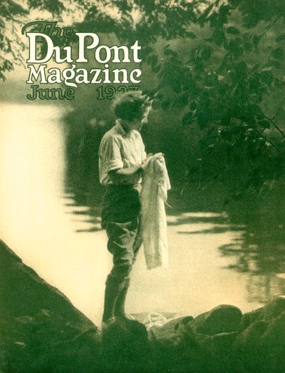 Přední kryt časopisu DuPont, červen 1923 od American School