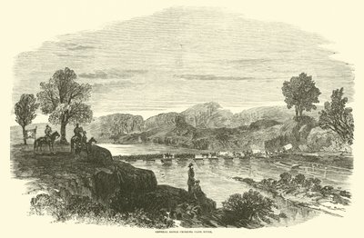 General Banks překračující řeku Cane, duben 1864 od American School