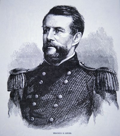 General Erasmus Keyes (1810-95) (rytina) od American School
