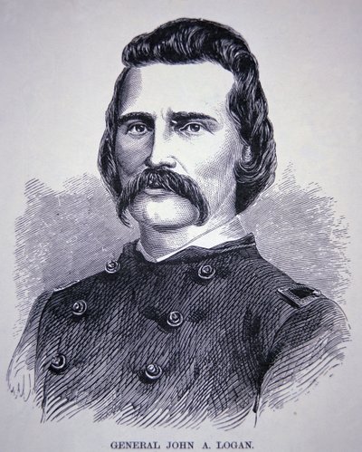 Generál John Alexander Logan (1826-86) (rytina) od American School