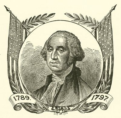 George Washington (rytina) od American School