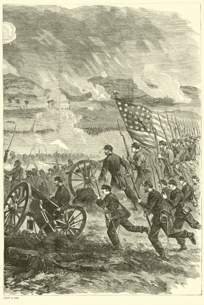 Gettysburg, 3. července 1863, červenec 1863 od American School