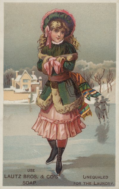 Dívka bruslení od American School