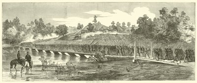 Hanover Ferry, překračující Pamunkey, červen 1864 od American School