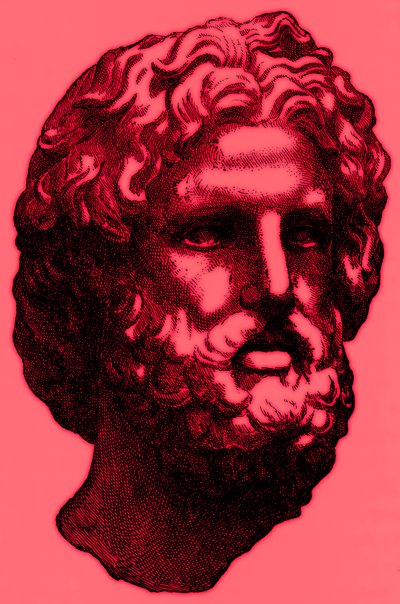 Head of Zeus, ilustrace z Dějiny Řecka od Victora Duruye, publikoval 1890 (digitálně vylepšený obrázek) od American School