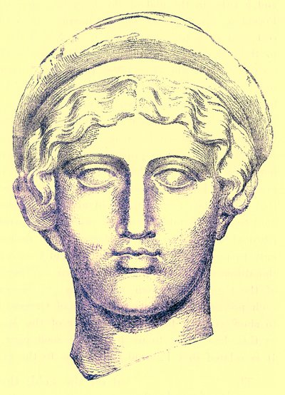 Hebe, ilustrace z knihy Victora Duruy History of Greece, vydané v roce 1890 (digitálně upravený obrázek) od American School